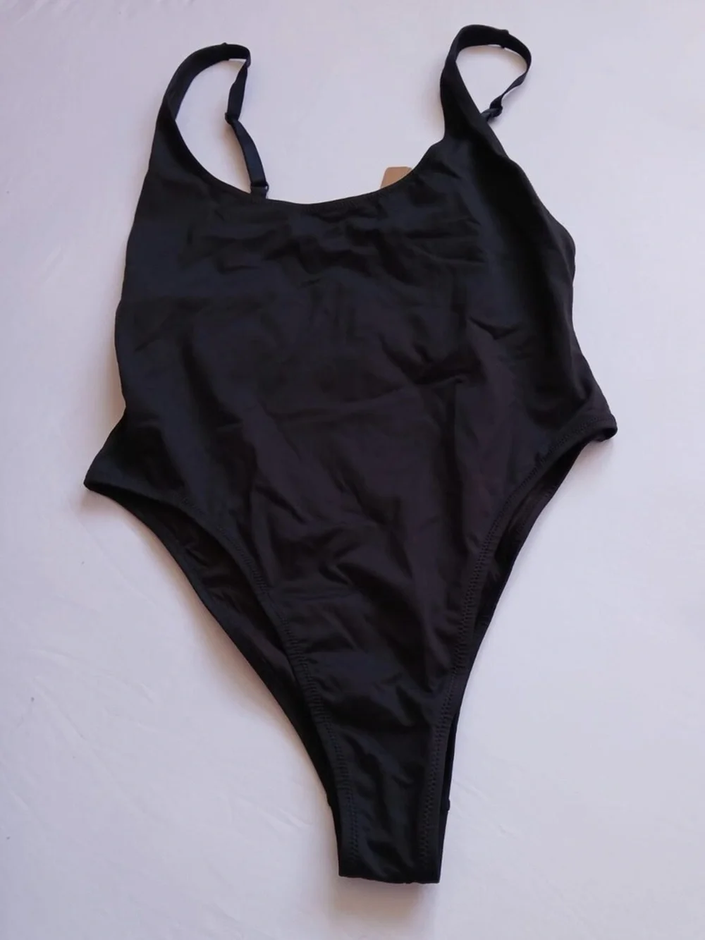 SKIMS Signature Swim Scoop Neck One-Piece | Onyx | XL | NWT